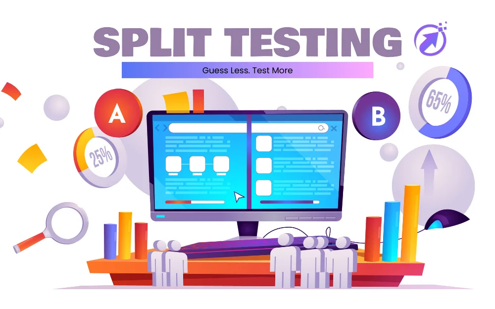 A/B testing visualization